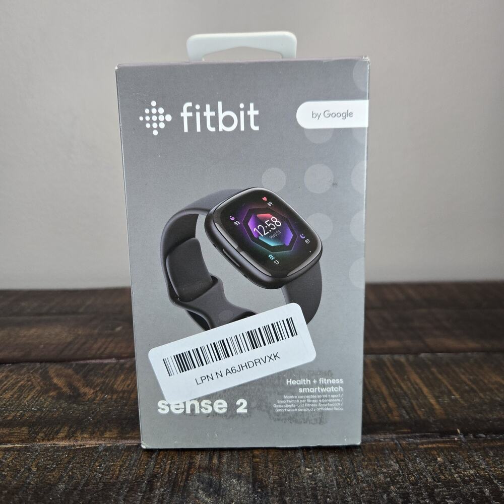 Fitbit Sense 2 Advanced Health and Fitness Smartwatch Shadow Grey/Graphite 24mm